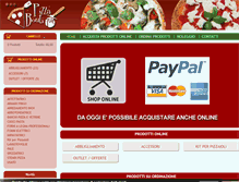 Tablet Screenshot of pizzaboutique.it