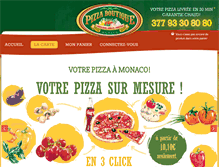 Tablet Screenshot of pizzaboutique.com